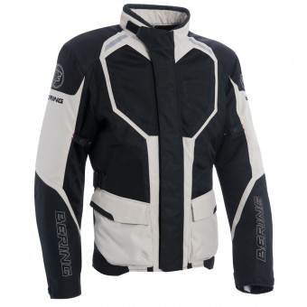 Motorcycle Coats Bering Rokka Black Beige