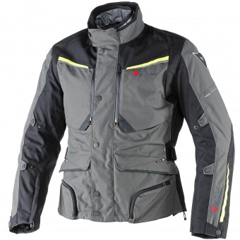 Motorcycle Coats Dainese Sandstorm Gore-Tex Black Yellow Fluo