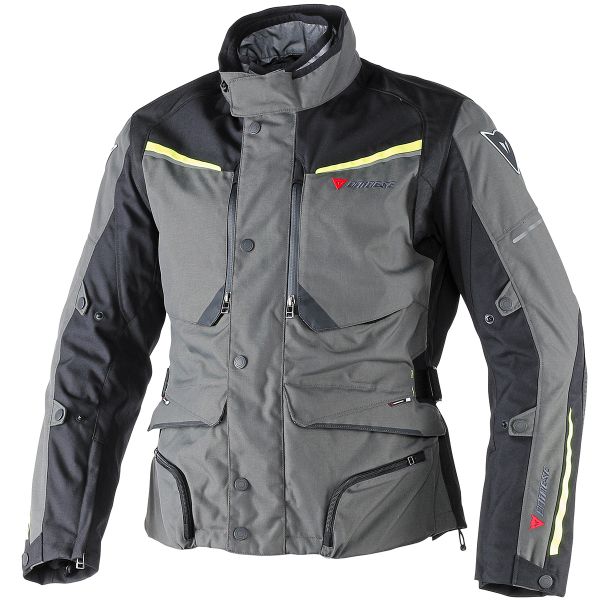 Motorcycle Jackets Dainese Sandstorm Gore-Tex Black Yellow Fluo