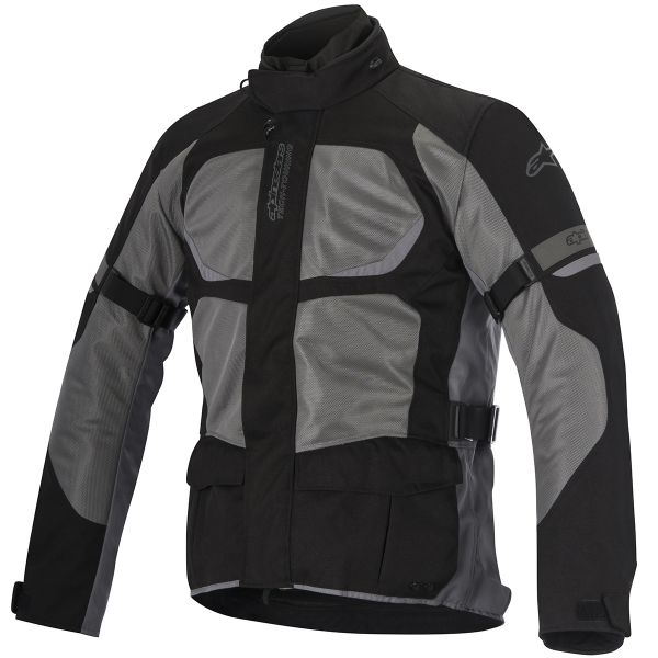 Motorcycle Jackets Alpinestars Sante Fe Air Drystar Black Dark Grey