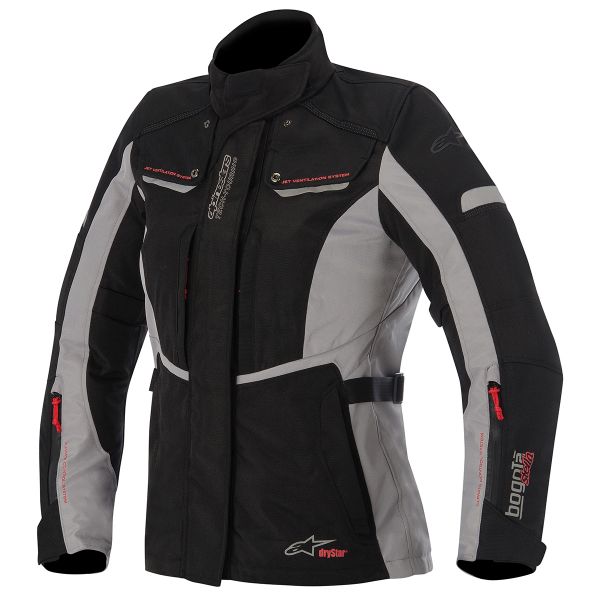Motorcycle Coats Alpinestars Stella Bogota Drystar Black Dark Gray Motorcycle Coats Alpinestars Stella Bogota Drystar Black Dark Gray