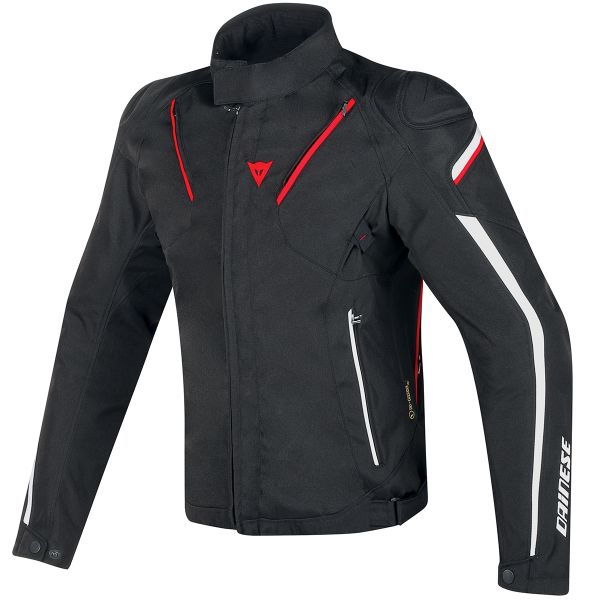 Motorcycle Jackets Dainese Stream-Line D-Dry Black Red White
