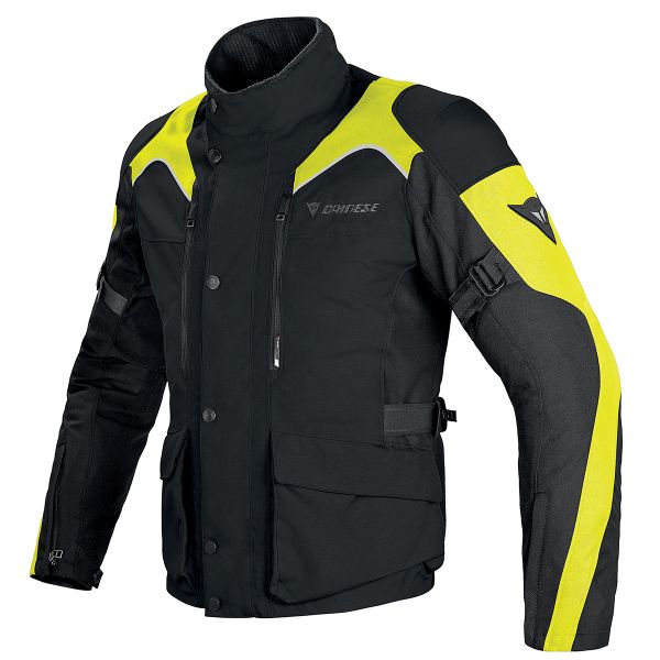 Motorcycle Coats Dainese Tempest D-Dry Black Yellow Fluo Motorcycle Coats Dainese Tempest D-Dry Black Yellow Fluo