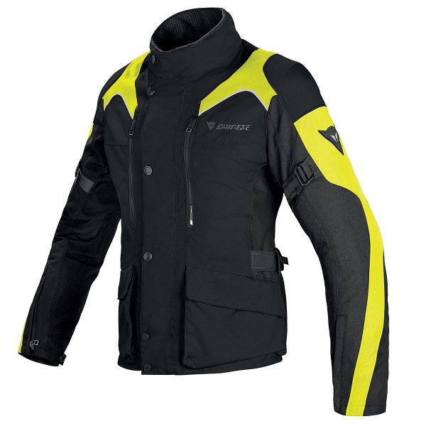 Motorcycle Coats Dainese Tempest Lady D-Dry Black Yellow Fluo Motorcycle Coats Dainese Tempest Lady D-Dry Black Yellow Fluo