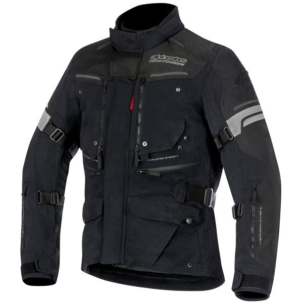 Motorcycle Coats Alpinestars Valparaiso 2 Black Gray