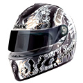 Full Face Shark S800S Fever KSA Black