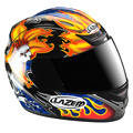 Full Face Lazer Fiber-Pro Evil Flowers Black Yellow Blue