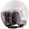 Open Face Shark SK By Shark Glossy White Mat WHT