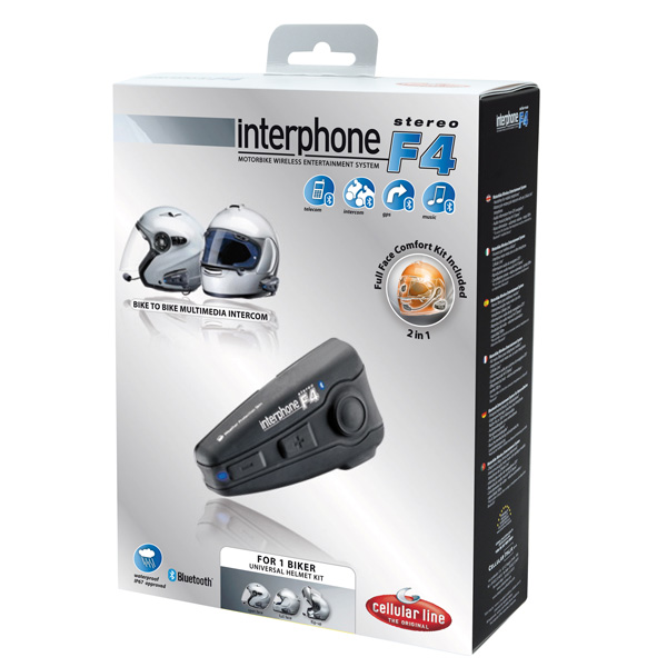 Motorcycle Accessories Cellular Line F4+ Single