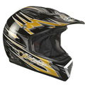 Motocross Lazer MX7 Hotrod Black Gold Mat