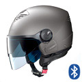 Open Face Nolan N32 Classic N-com Flat Grey 7