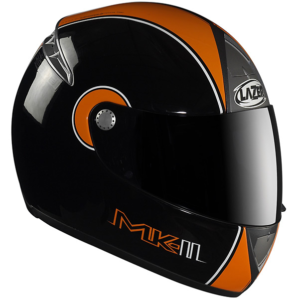 Full Face Lazer Fiber D1 MK II Black Orange