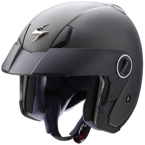 Open Face Scorpion EXO 200  Black Mat
