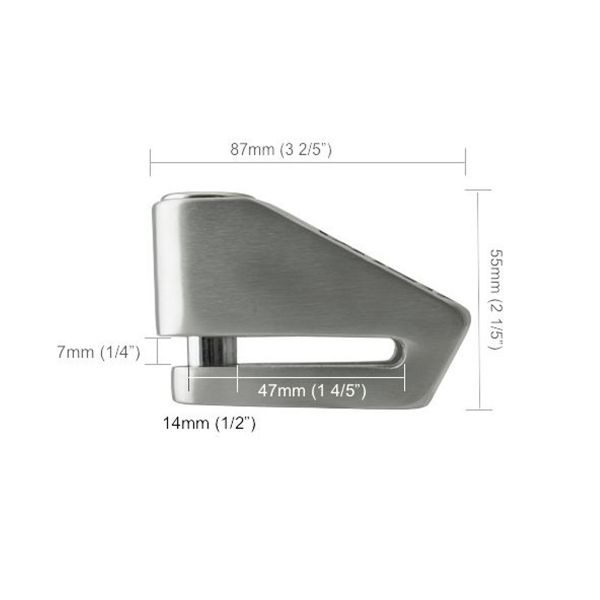 Xena X2 Aluminium SRA Disc lock