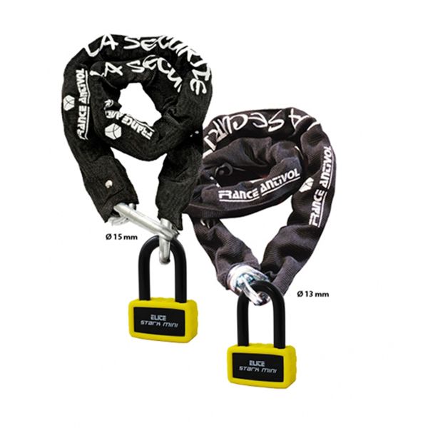 Chains France Antivol Elite Stark Mini Long Chain SRA 110 cm
