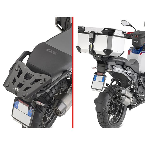 Top Box Mounting Kits Givi Monokey SRA5146 Aluminum Rack for BMW R 1300 GS Adventure (25-26)