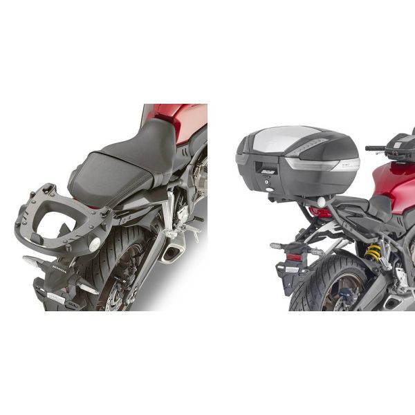 Top Box Mounting Kits Givi Monokey support SR1208 Honda CB650R/CBR650R (21-24) Top Box Mounting Kits Givi Monokey support SR1208 Honda CB650R/CBR650R (21-24)