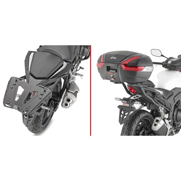 Top Box Mounting Kits Givi Support Monolock Monokey SR1206 Honda CB500 Hornet (24) Top Box Mounting Kits Givi Support Monolock Monokey SR1206 Honda CB500 Hornet (24)