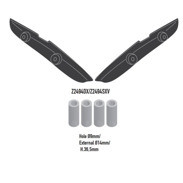 Pannier Mounting Kits Givi Special kit 6419KIT Triumph Trident 660 (21-23)