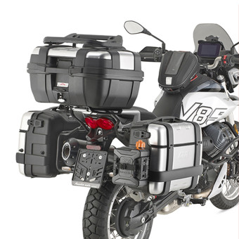 Pannier Mounting Kits Givi Monokey Luggage Rack for Moto Guzzi V85TT (24–26)