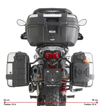 Givi Monokey Luggage Rack for Moto Guzzi V85TT (24–26)