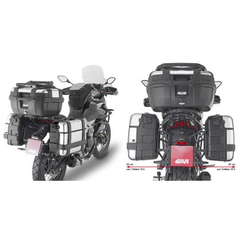 Pannier Mounting Kits Givi Monokey case holder PL9251 Voge Valico 500DS (20-23) Pannier Mounting Kits Givi Monokey case holder PL9251 Voge Valico 500DS (20-23)