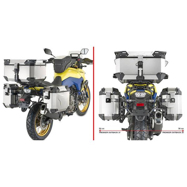 Pannier Mounting Kits Givi Trekker Outback luggage rack PLOS3125CAM Suzuki V-Strom 800 (23) Pannier Mounting Kits Givi Trekker Outback luggage rack PLOS3125CAM Suzuki V-Strom 800 (23)