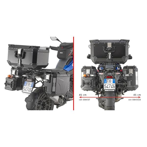 Pannier Mounting Kits Givi Trekker Outback case holder PLOS5143CAM BMW R1300GS (24)