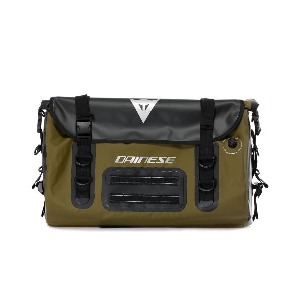 Seat Bags Dainese Explorer WP Roll Bag Black Green 45L