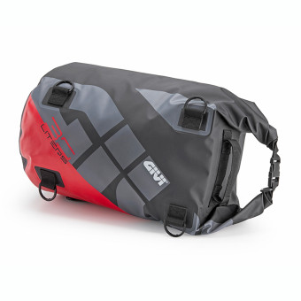 Seat Bags Givi Saddle Bag EA114GRB Waterproof 30L Grey Red