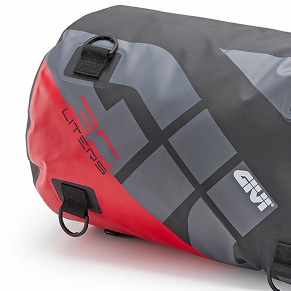 Givi Saddle Bag EA114GRB Waterproof 30L Grey Red