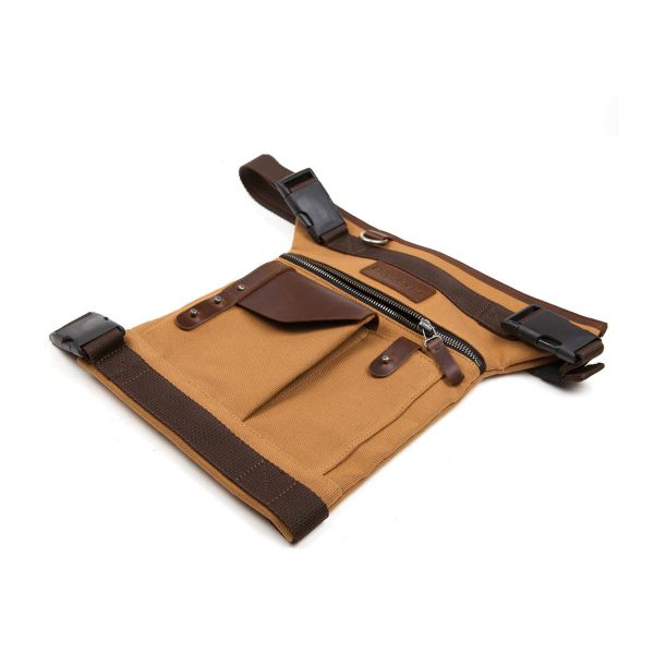 Leg Bag Helstons Beige Brown Leg Bag