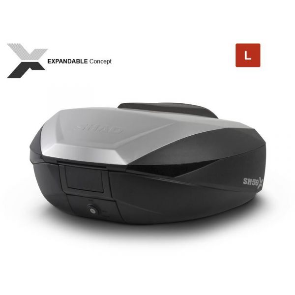 Shad Top Case SH59X Extensible Aluminium