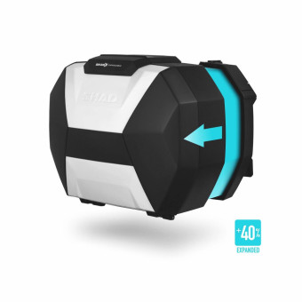 Top Boxes - Panniers Shad SH38X Aluminum Expandable Lateral Cases