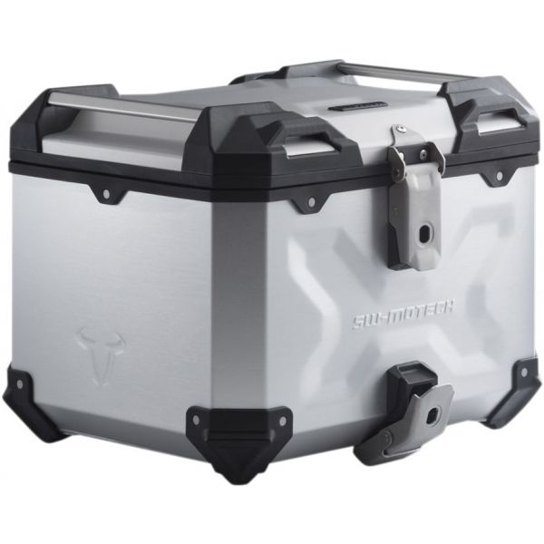 Top Boxes - Panniers SW-MOTECH Top Case Trax Adv 38L Silver