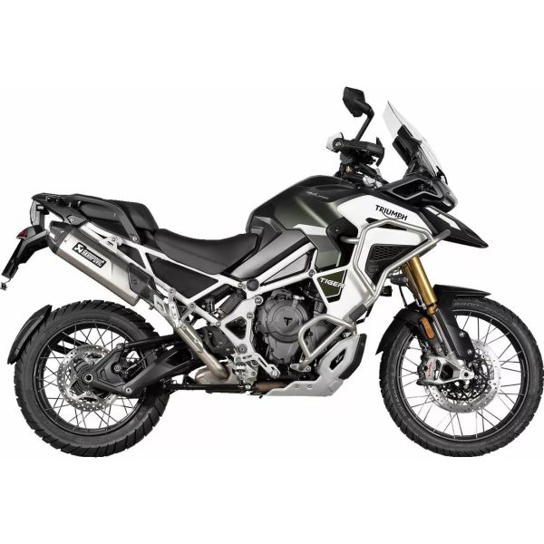 Akrapovic Titanium/Carbon Triumph Tiger 1200 (22-24)