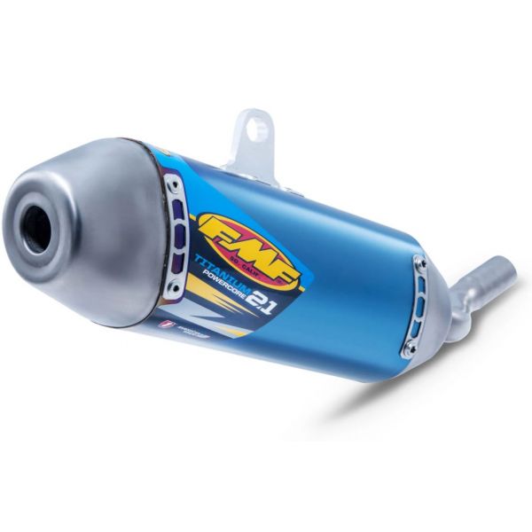 Muffler FMF Powercore 2.1 Titane Anodis Yamaha YZ125 (02-21)