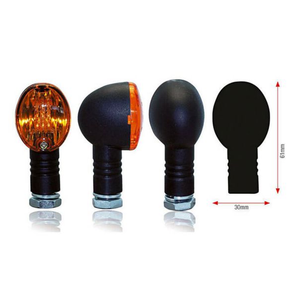 Motorcycle and Scooter Turn Sign Bihr Basic Orange