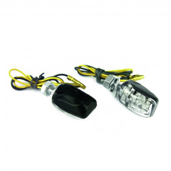 Motorcycle and Scooter Turn Sign Bihr Micro 6 LED Carbon