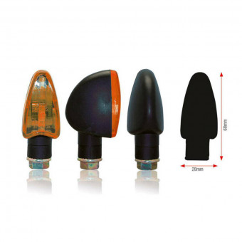 Motorcycle and Scooter Turn Sign Bihr Black Triangle