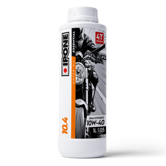 Motorcycle Oil IPONE 10.4 - 10W40 Synthetic - 1 Litre 4T Motorcycle Oil IPONE 10.4 - 10W40 Synthetic - 1 Litre 4T