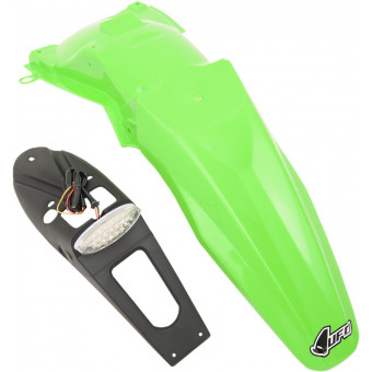 Rear fender UFO Rear mudguard + UFO light Kawasaki KLX450R (08-16)
