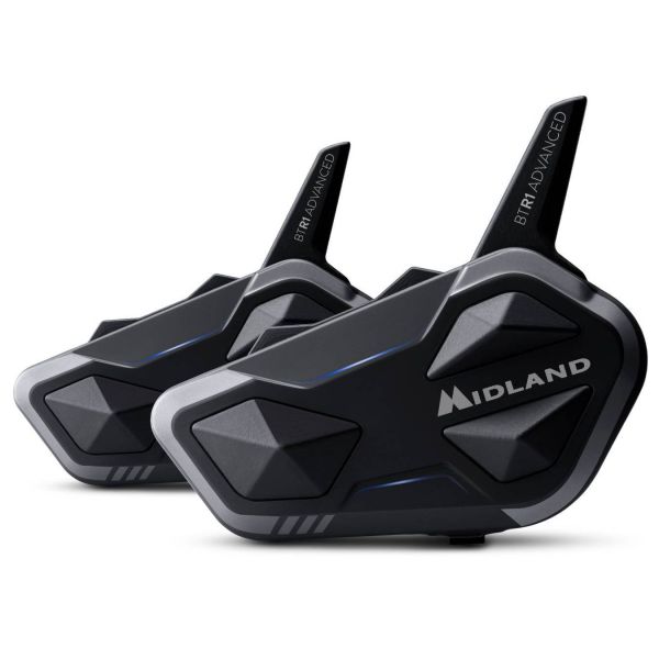 Intercom Systems Midland Kit Bluetooth BTR1 Advanced Twin Intercom Systems Midland Kit Bluetooth BTR1 Advanced Twin