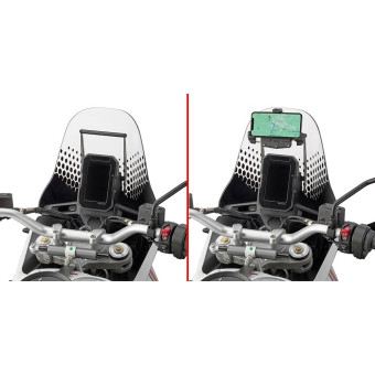 Pliers Givi Frame support GPS Smartphone Ducati Desert X (22-23) Pliers Givi Frame support GPS Smartphone Ducati Desert X (22-23)