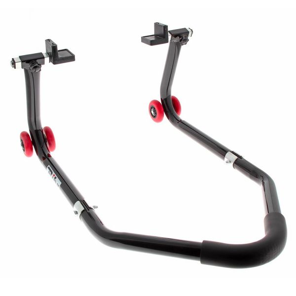 Trackside Stands Bihr Universal rear stand black L-shaped rubber supports