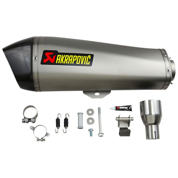 Muffler Akrapovic Inox/Carbone Piaggio MP3/X-EVO/Beverly, Peugeot Satelis, Gilera Fuoco