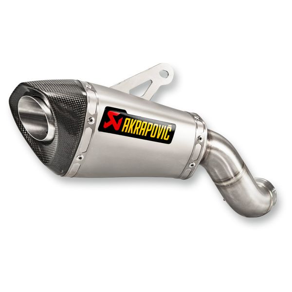 Muffler Akrapovic Titane/Carbone Short Kawasaki Z900 2017-2019