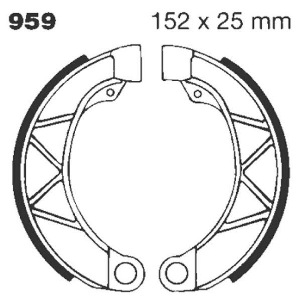 Brake shoes EBC EBC Standard 959