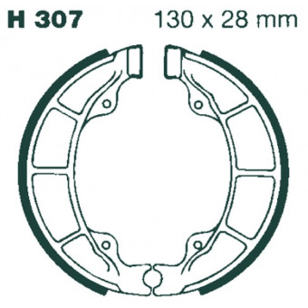 Brake shoes EBC EBC Standard H307 Brake shoes EBC EBC Standard H307