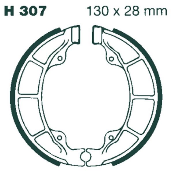 Brake shoes EBC EBC Standard H307